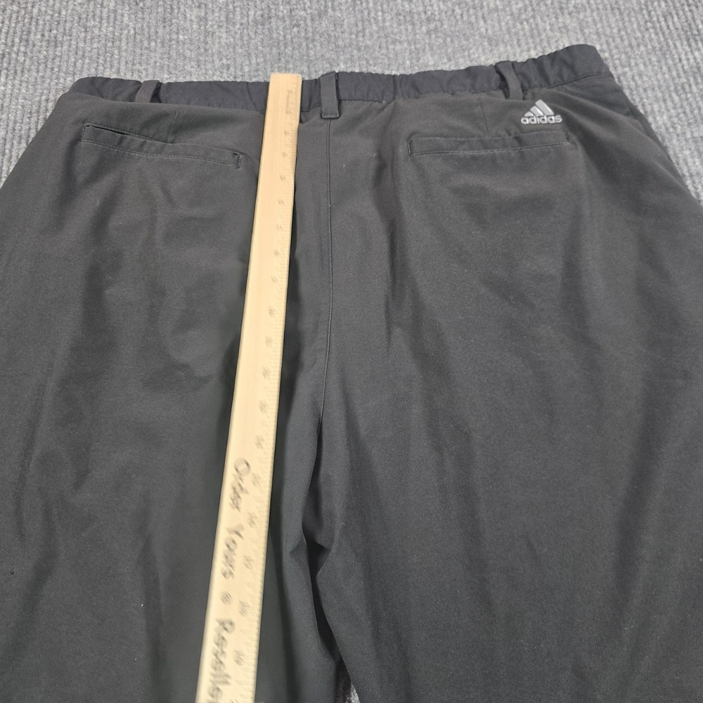 Adidas Shorts Mens 40 Black Chino Microfiber Stretch Golf Casual Summer - Picture 12 of 13